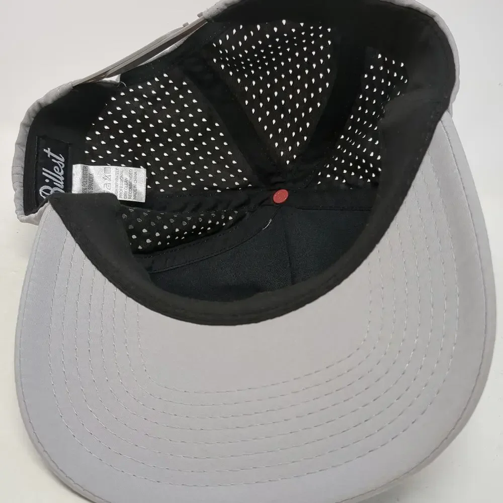 Billest Trucker Hat Gray One Size Snapback Pickleball Club USA Perforated Cap